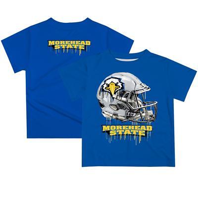 Toddler White Marquette Golden Eagles Team Logo Dripping Helmet