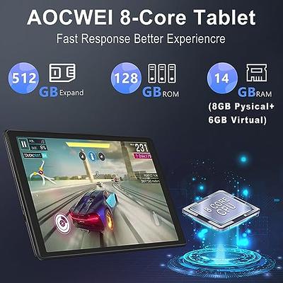 Android 13 Tablet 10 inch Tablets with 8GB RAM 64GB ROM 1TB Expand,  1280x800 IPS Touchscreen, WiFi 6, Dual Camera, 6000mAh Battery, GMS,  Quad-Core