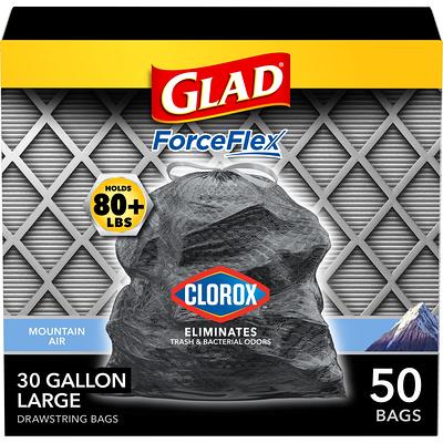 Contractor's Choice Contractor 39-Gallons Black Outdoor Plastic Construction  Flap Tie Trash Bag (50-Count) in the Trash Bags department at