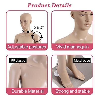 69 Female Mannequin Realistic Full Body Dress Form Torso Display