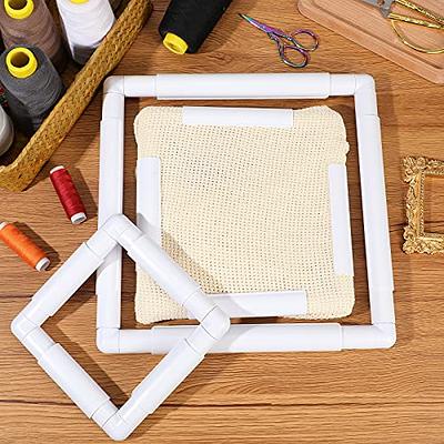 6/8/11' PVC Tube Embroidery Frame Square Rectangular Cross Stitch