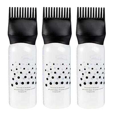 WLLHYF 3 Pcs Root Comb Applicator Bottle 6 Ounce Color Applicator Bottle  with Graduated Scale for Hair Dye Comb Scale Plastic Hair Oil Applicator Hair  Dye Brush - Yahoo Shopping