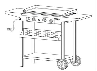 Camp Chef VersaTop 2X Two Burner Portable Flat Top Propane Gas Grill -  FTG400 : BBQGuys