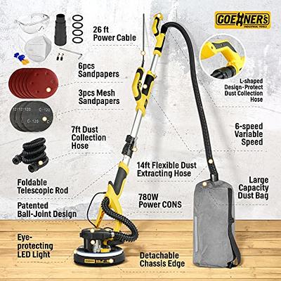 Drywall Sander, Electric Drywall Sander with Vacuum, Automatic