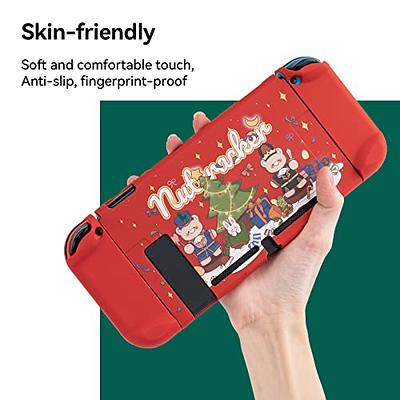 GeekShare Christmas Switch OLED Case, Hard PC Protective Case for Nintendo  Switch OLED and Joy Con 