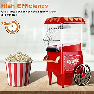 Retro Popcorn Maker - A Delicious Movie Night at Home 