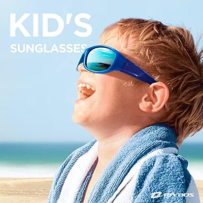  Retro Rewind Kids Sunglasses for Boys Girls Age 3-12 -  Shatterproof Rubberized Frame UV400 Toddler Children Sun Glasses :  Clothing, Shoes & Jewelry