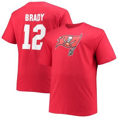 Tom Brady Tampa Bay Buccaneers Name & Number Charcoal T-Shirt