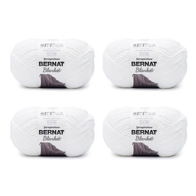 Bernat Softee Chunky Set of 3 / 100% Acrylic Yarn, Super Bulky 6 White 