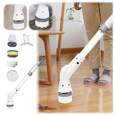 Electric Rotary Scrubber, Electric Cleaning Brush With 4 Interchangeable  Brush Heads And Adjustable Telescopic Handle, Powerful Cleaning Brush For  Bathroom Floor Tiles - Yahoo Shopping