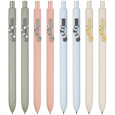 YOXMJDB Cat Pens, 4 Pcs 0.5mm Japanese Pens, Cute Kawaii Black Ink