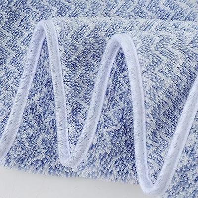 Striped Workout Towel in Blue Set of 2