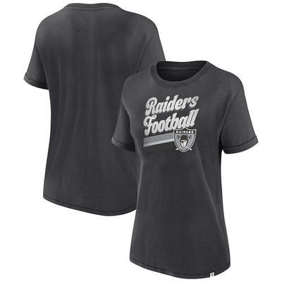 Las Vegas Raiders Refried Apparel Sustainable Angle Long Sleeve T-Shirt -  Gray