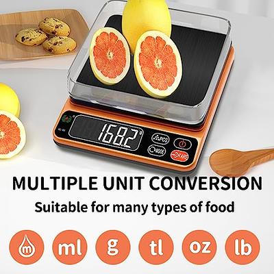 SCALE JAZZ Food Kitchen Scale for Cooking Baking Meal Prep Digital
