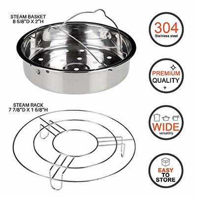 6QT 304 Stainless Steel Steamer Basket Instant Pot Accessories