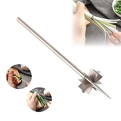 Multifunctional Vegetable Cutter For Slicing Scallion With Plum