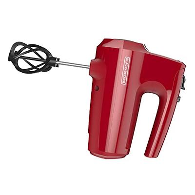 Black & Decker MX1500W 5-Speed Lightweight Hand Mixer, White