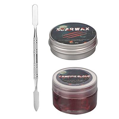  CCbeauty Halloween SFX Makeup Kit, 6 Colors Bruise Wheel with  Fake Wound Modeling Scar Wax +Spatula+Stage Blood+Coagulated Blood  Gel+Stipple Sponge,10 Sponge for Special Effects Stage Costume Makeup :  Beauty 