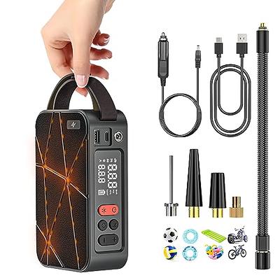 Buy Digital Tire Inflator 12V DC Portable Auto Air Compressor Pump for Car  Tires, 150 PSI Auto Shut Off with Emergency LED Flasher, Long Cable for Car,  Bicycle, Motocycle, Air Boat and