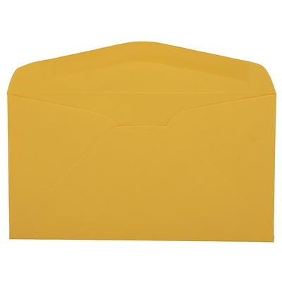 JAM Paper & Envelope No. 6 3/4 Envelopes, 3 5/8 x 6 1/2, Golden Orange, 1000/Carton  - Yahoo Shopping