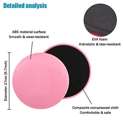 2 Pcs Core Workout Sliders Double Side Usage Strength Sliders Wear  Resistant Exercise Gliding Discs for Home, Carpet Hardwood Floors Yoga,  Pilates