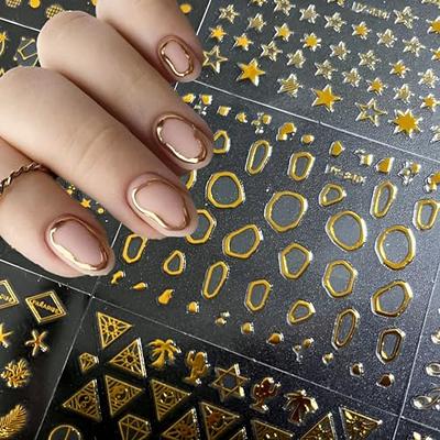 HINABTRU Gold Rhinestones for Nails Champagne Nail Gems Diamonds-7220Pcs  Gold Nail Crystals Jewels-Nail Charms Accessories for Nail Decoration(14  Different Shape+ 6520 Round Gold Nail Stones+Wax Pen) - Yahoo Shopping