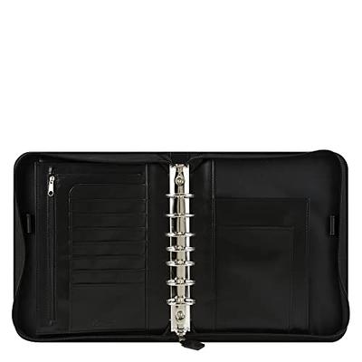 Classic Leather Zipper Binder Agenda Planner