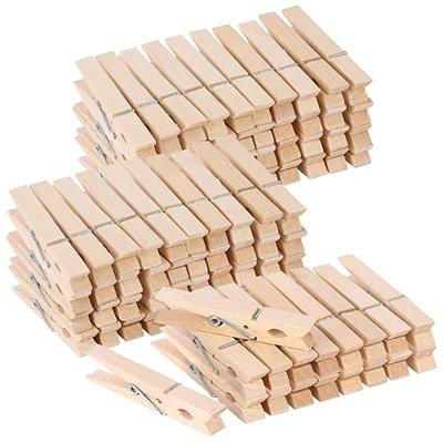  2.87'' Clothes Pins Wooden Colored Clothespins, 50pcs