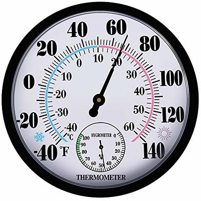 ThermoPro TP63BW Indoor Outdoor Thermometer Wireless Hygrometer, 500FT Inside  Outside Thermometer, Remote Temperature Monitor with Cold-Resistant Sensor, Outdoor  Thermometers for Patio Home Greenhouse 