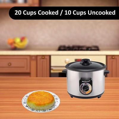 Brentwood 5 Cup Rice Cooker/Non-Stick with Steamer