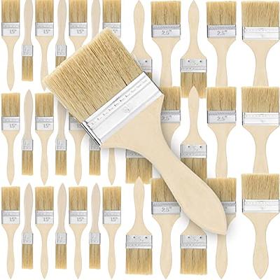 US Art Supply 36 Pack of 1/2 inch Paint and Chip Paint Brushes for Paint Stains Varnishes Glues and Gesso