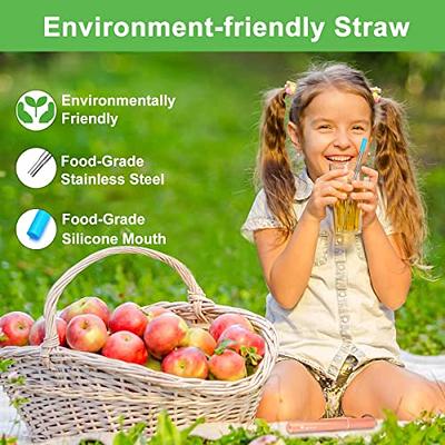 Hiware Reusable Glass Drinking Straws, Eco-Friendly