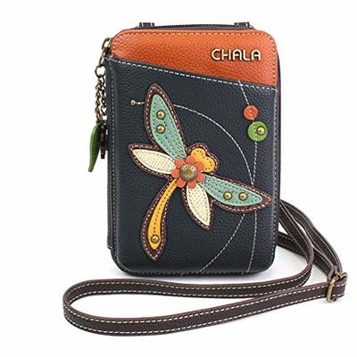 chala crossbody cell phone purse - women pu leather multicolor