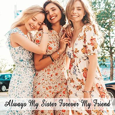 UNGENT THEM 3 Sisters Gifts from Sister Bracelet Best Friend Friendship Birthday  Gift Ideas Christmas Galentines Christian Valentine Day Gifts for Women  Teen Teenage Girls Big Little Sister - Yahoo Shopping