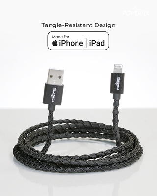 Liquipel Powertek iPad & iPhone Lightning Charger Cable, Fast Charging 6ft  MFI, Tie Dye 