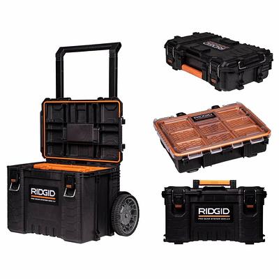 TOUGHSYSTEM 2.0 22 in. Small Tool Box, 21.8 in. Tool Box and 10-Compartment  Deep Small Parts Organizer