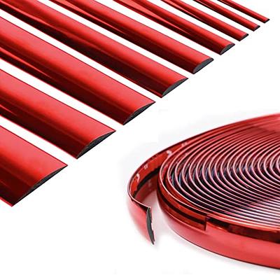 Red Car Interior Decorative Molding Door Panel Gap Trim DIY 