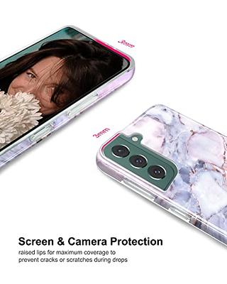 HNHYGETE Samsung Galaxy S21 Ultra Case, Galaxy S21 Ultra Case Transparent  Shockproof Slim Two-Color Soft TPU Protection Cover Cases for Samsung  Galaxy