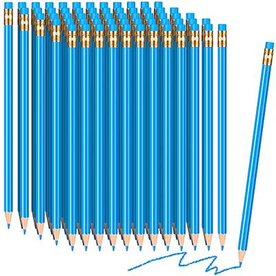 60 Pcs Pencils Pre Sharpened Checking Pencils with Eraser Erasable Colored  Pencils for Map Coloring Tests Sketch School Office Editing Kids Adults  Favors Grading (Blue) - Yahoo Shopping