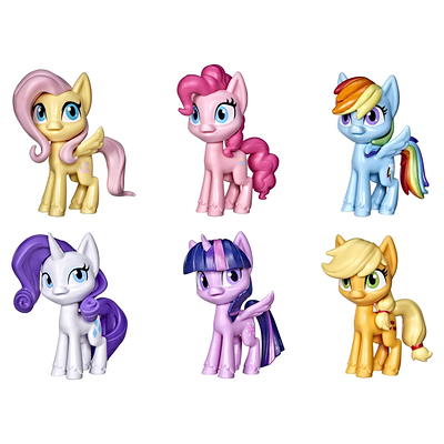  My Little Pony Toys Meet The Mane 6 Ponies Collection (  Exclusive) Doll Playset