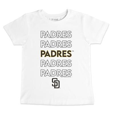 Infant Tiny Turnip White San Diego Padres Fastball T-Shirt