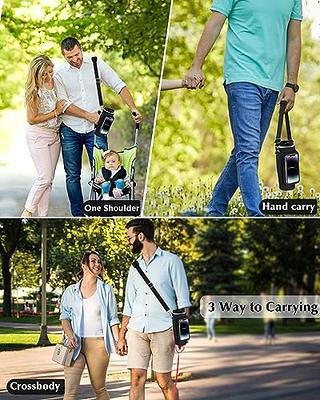 Water Bottle Holder with Strap Compatible with Stanley 40 oz Tumbler with  Handle, Water Bottle Carrier Bag Crossbody with Adjustable Strap, Sports