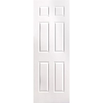 Masonite Traditional 30-in x 80-in 6-panel Solid Core Molded Composite Slab  Door in the Slab Doors department at