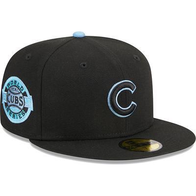 Men's New Era Cream/Royal Chicago Cubs Chrome Sutash 59FIFTY Fitted Hat