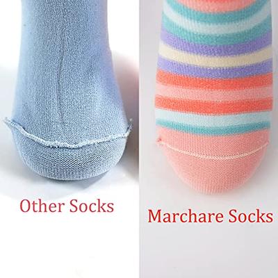 Jefferies Socks Girl's Rainbow Striped Knee High Socks (3 Pair Pack) 