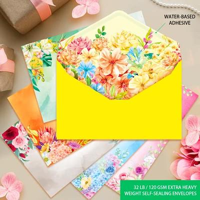 Paper Master Lined Vintage Stationary Paper, Old Fashion Stationary Paper and Envelopes Set, 48 Sheets + 24 Envelopes Letter Writing Stationery Set