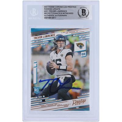 Trevor Lawrence Jaguars Signed 2021 Panini Absolute Red #101 BAS