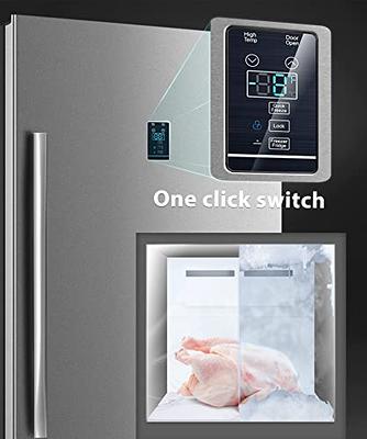 Techomey Upright Freezer 21 Cu.Ft, Stand Up Convertible Freezer/Refrigerator  115v, Garage Vertical Freezer with Single Door, Quick Freeze, Stainless  Steel，Lock - Yahoo Shopping