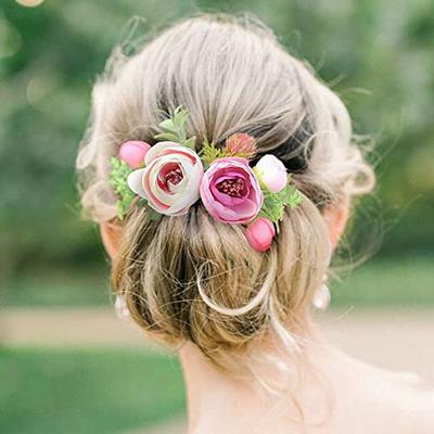 VERMONT | floral bridal comb