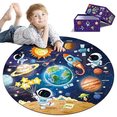 TALGIC Solar System Large 70 Piece Round Jigsaw Puzzles Toys for Kids 3-10  Popular Gifts with Planets & Space Kids Solar System Toys - Yahoo Shopping